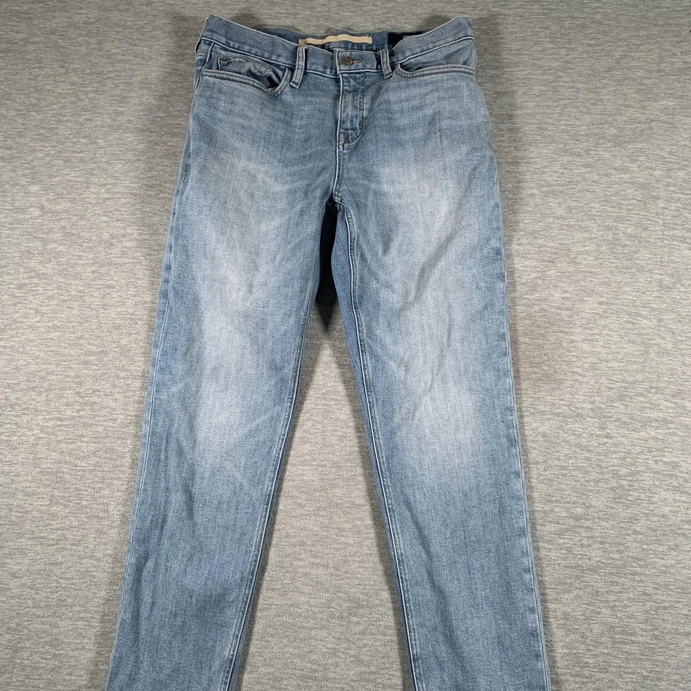 Banana Republic Jeans Mens 33x31 (33x32) Slim Taper Stretch Denim Pants‎ Blue